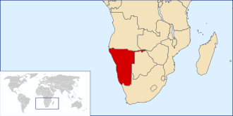 Orientierung: Namibia im südlichen Afrika